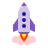 icon of rocket launching